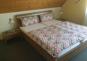 Double room with toilet and shower - Gästehaus Birgitte
