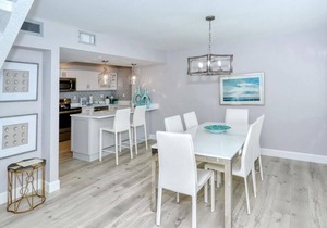 Doveplum 121- 2 Story, 2 Bedroom Condo with Private Beach with lounge chairs & umbrella provided,.
