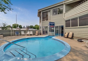 Downtown Charlevoix Lake Town Living | Indoor/Outdoor Pool | Dog Friendly