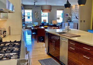 Downtown MainStreet Penthouse 1BR five star Rental with parking overlooking main