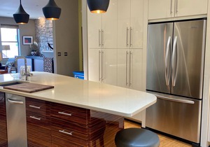 Downtown MainStreet Penthouse 1BR five star Rental with parking overlooking main
