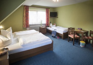 Dreibettzimmer im Gästehaus