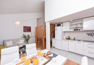 Duplex two bedroom apartment with balcony