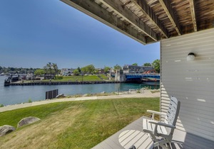 Edgewater Inn 115 | Sunrise Over Lake Charlevoix | Pool, Hot Tub, Sauna