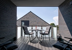 Esprit vacation apartment with balcony in the sun garden in Kellenhusen