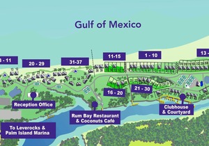 Excellent view of the Gulf from this very nice villa on the Resort, 2213