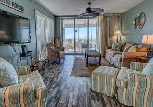 Excellent view of the Gulf from this very nice villa on the Resort, 2213