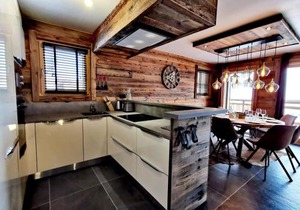 Exceptionnel duplex avec vue panoramique, terrasse et garage aux Gets - FR-1-598-36