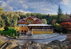Exclusive apartment in a villa with park in Großschirma