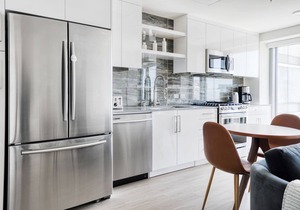 Exquisite Oakland 1BR w/ AC, W/D, Sky Deck, next to BART, by Blueground