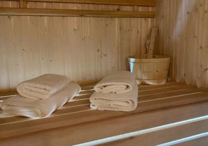 Family & Business Sauna Tężnia Apartments No14 Leśny nad Zalewem Cedzyna - 1 Bedroom with Private Sauna, Bath with Hydromassage , Terrace, Parking, Catering Options