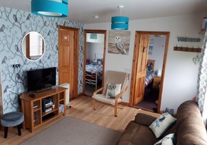 Family friendly pet free cosy chalet, Bideford Bay Holiday Park, Devon