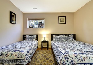 Family Room With Shared Bathroom