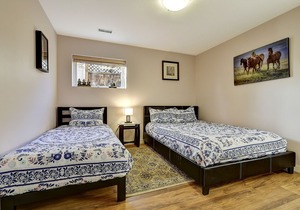 Family Room With Shared Bathroom