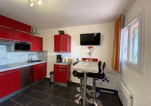 Family studio with terrace, pool, tennis, and parking in Les Issambres