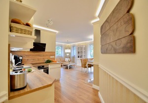 Fantastic luxury vacation apartment in Zingst, 1st row directly on the beach.