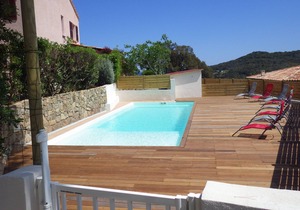 Faounzina villa n ° 1 for 2 people, barbecue terrace, shared swimming pool