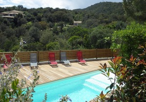 Faounzina villa n ° 1 for 2 people, barbecue terrace, shared swimming pool