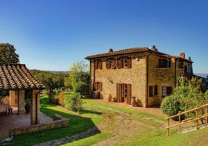 Farmhouse with air conditioning, private terrace and pool
