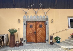 Ferienhaus mit großzügiger Terrasse und unverbauter Sicht