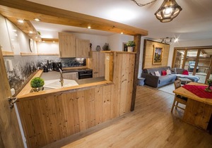 Ferienwohnung 3, Strahhüttn 90 m², 2-6 Personen, 2 Schlafzimmer, Wohnküche, Du/WC, WLAN