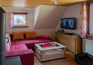 Ferienwohnung Waldblick, 75qm, 2 Schlafzimmer, max. 7 Erwachsene
