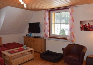 Ferienwohnung Waldblick, 75qm, 2 Schlafzimmer, max. 7 Erwachsene