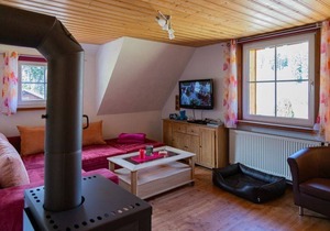 Ferienwohnung Waldblick, 75qm, 2 Schlafzimmer, max. 7 Erwachsene