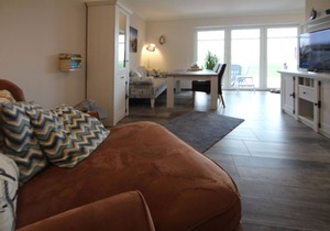 Ferienwohnung in Neßmersiel mit Garten und Feldblick