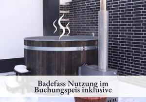 Fewo Lake I Kamin I inkl Badefass I inkl Sauna I 2 Schlafzimmer