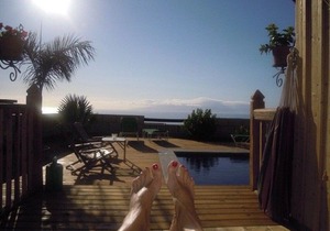 Finca m. fantastic sea view for lovers and peace seekers, heated pool