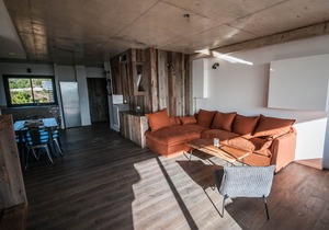 Apartment Loft T4 * Sea view, direct beach access, swimming pool, fitness & sauna