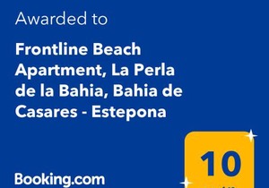 Frontline Beach Apartment, La Perla de la Bahia, Bahia de Casares - Estepona