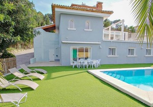 Full A/C, large outside terrace, two kitchens.