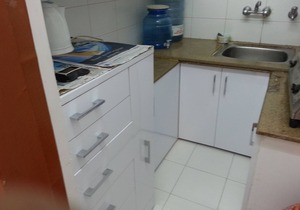 Fully Furnished 1BHK, SA2 for families - room, lobby, kitchen, bathroom, terrace