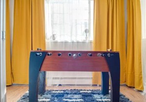 Fun and Colourful Condo w Foosball Parking Coffee