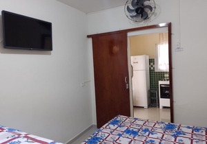 Furnished apartment, full kitchen, 600 meters from Tabatinga beach.