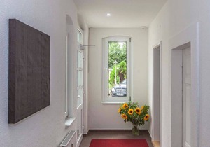 Garden house with bathing area