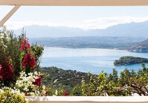 Gardenia Guest House with beautiful sea views, near the beach and the village.