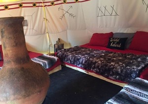 Glamping Back in Time