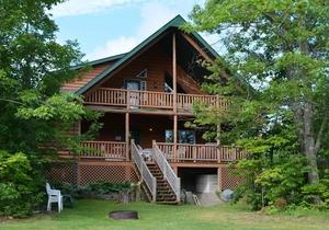 Gorgeous Log Home on Northwood Hills Golf Course, Direct Tv/wif