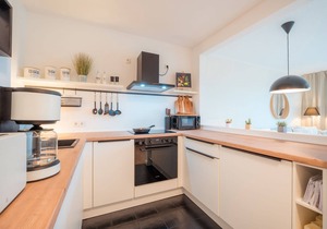 Great apartment on the dike with balcony and private beach chair on the North Sea beach!