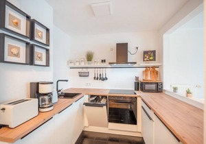 Great apartment on the dike with balcony and private beach chair on the North Sea beach!