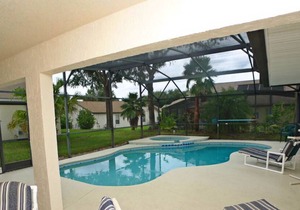 Greater Groves Oversized Patio With In-Ground Pool and Spa