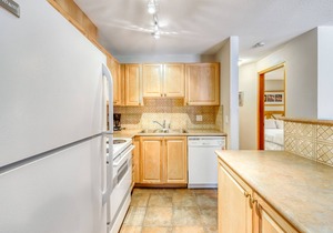 Ground-floor condo with fireplace & patio - walk or shuttle to ski lifts