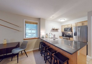 Ground Floor ski-in/out condo, full kitchen & high-speed WiFi