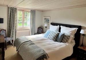 Gstaad , Switzerland skiing from exclusive Rougemont chalet apartment,