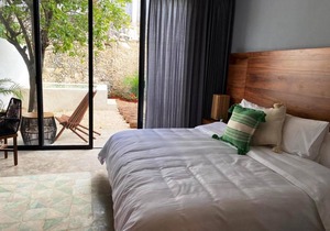 Habitación de lujo con king Size y alberca privada en el centro de Mérida.