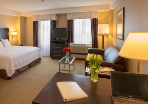 Hampton Inn & Suites Boston Crosstown Center 1 King Bed Studio Suite