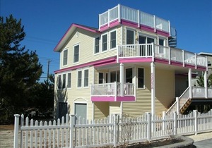 Harvey Cedars Oceanside on Private Drive with Ocean Views. 50 yards to the beach